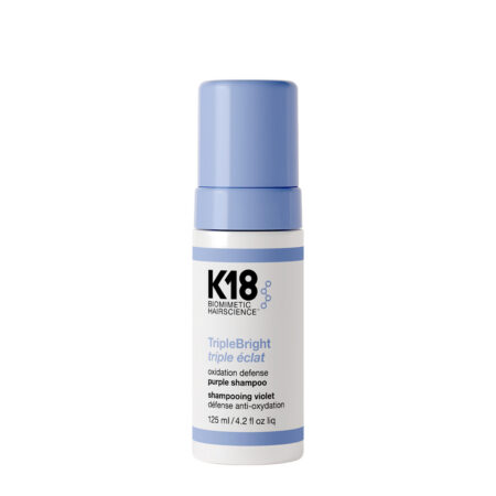 K18 TripleBright oxidation defence purple shampoo